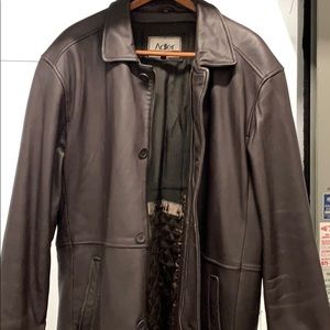 Lamb skin Men’s XL Jacket. Brown